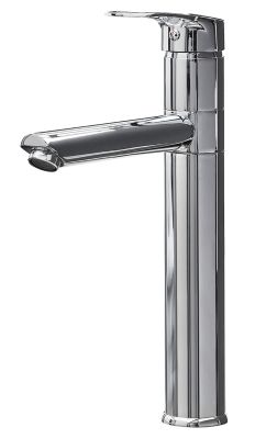 EVO AYSGARTH CHROME MONO SINGLE LEVER HIGH RISE KITCHEN SINK MIXER TAP with SWIVEL SPOUT, KTAP016CP